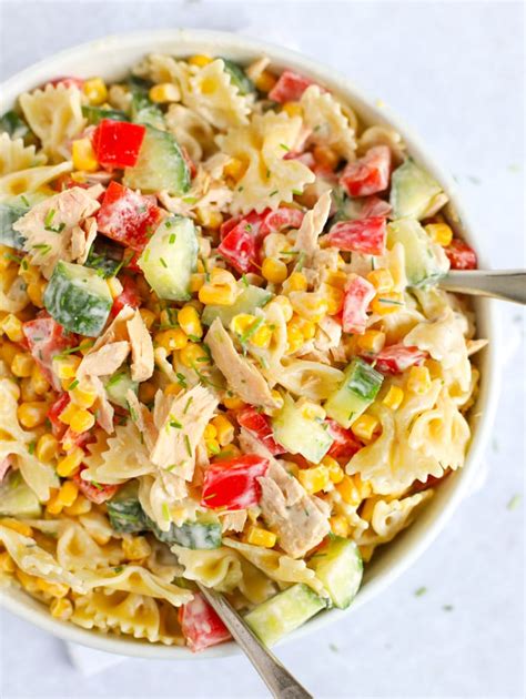 Classic Tuna Pasta Salad {10 Minute Meal}