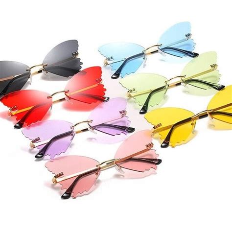 Butterfly Sunglasses - Etsy