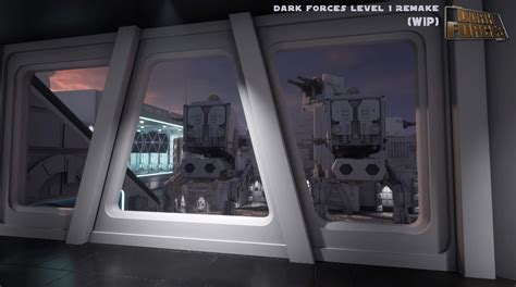 New incredible screenshots from Star Wars 1995 "Dark Forces" Level 1 fan remake in Unreal Engine 4