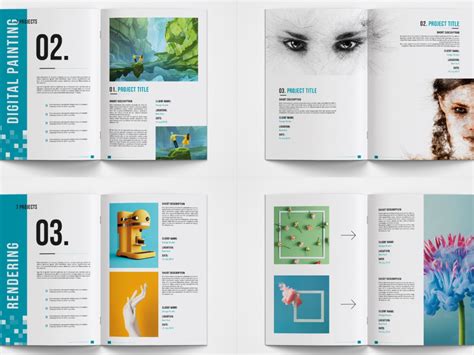 Design Portfolio Layout Examples - Image to u