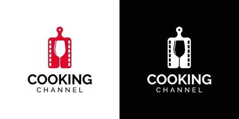 Premium Vector | Cooking channel logo design template