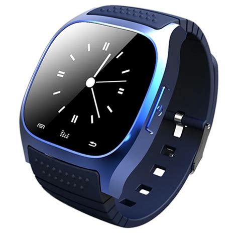 Waterproof Smartwatch M26 Bluetooth Smart Watch With LED Alitmeter Music Player Pedometer For ...