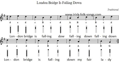 How To Play London Bridge Is Falling Down On Piano : Traditional London Bridge Arr Denes Agay ...