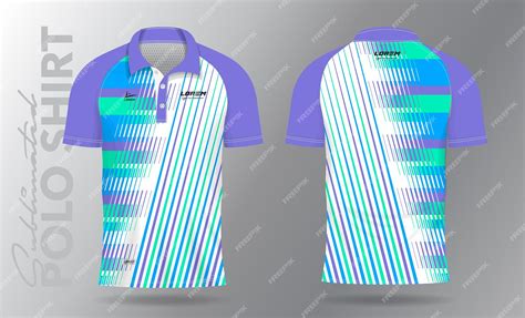 Premium Vector | Sublimation Polo Shirt mockup template design