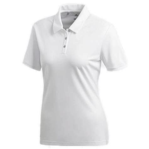 adidas Ladies Tournament Polo Shirt White | Golf Store