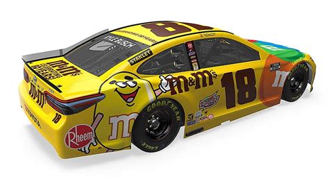 JGR, Kyle Busch celebrate M&M's with Darlington throwback | NASCAR