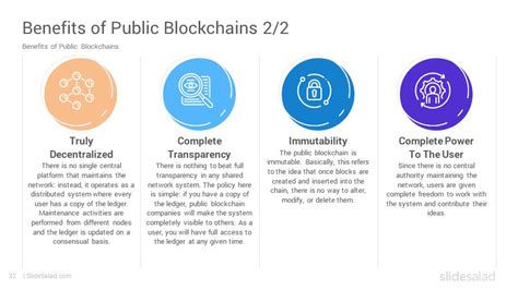 Blockchain PowerPoint Template Slides and Infographics Designs - SlideSalad