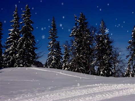 Animated Christmas Wallpaper Snow Falling - WallpaperSafari