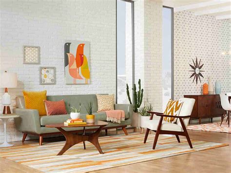 Mid Century Modern Living Room Design | Baci Living Room