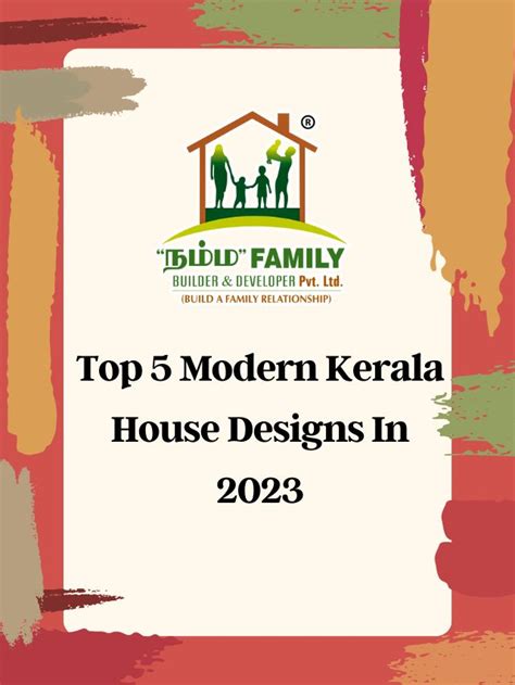 Namma Family Builder - Top 5 Modern Kerala House Designs In 2023 | Namma Family Builder