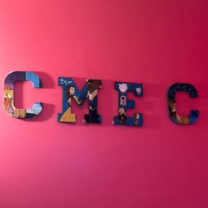 Custom Hand Painted Wall Letters - Etsy