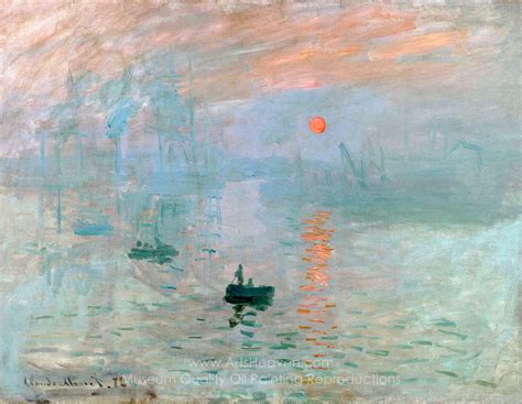 Claude Monet Impression Sunrise Painting Reproductions, Save 50-75%, Free Shipping, ArtsHeaven.com