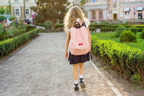 Kid Walking To School