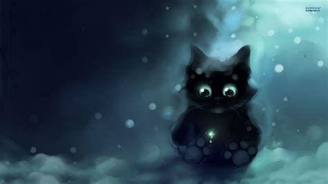 42+ Black Cat Wallpaper Cartoon - Furry Kittens