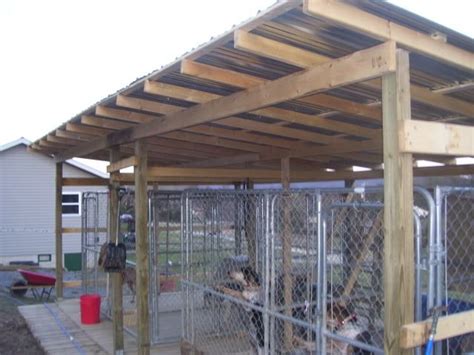 Dog Kennel Roof Ideas