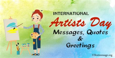 International Artists Day Messages, Quotes and sayings