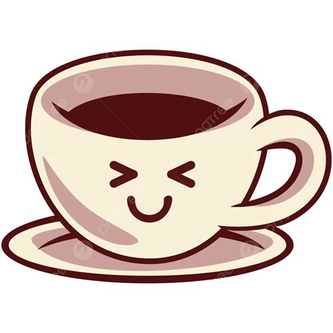 Cute Coffee Cup Vector, Cute, Coffee Cup, Coffee PNG and Vector with Transparent Background for ...