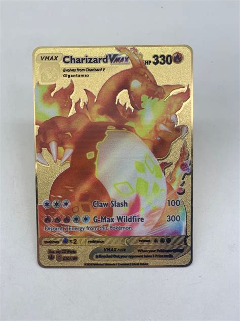 Charizard Pokemon Card Gold - Pokemon Cards Zone