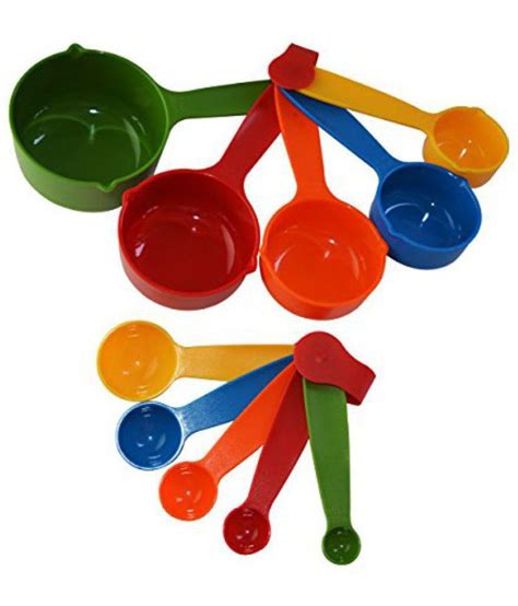 Measuring Cups and Spoons Set - 10 Pieces: Buy Online at Best Price in India - Snapdeal