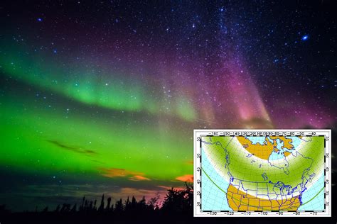 Northern Lights visible in US this week and could be seen as far south as MISSOURI as huge solar ...