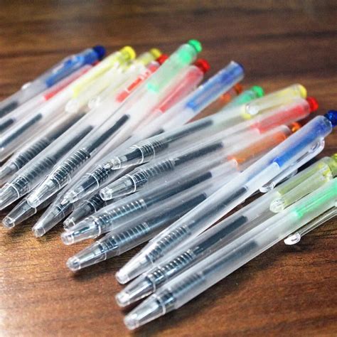 (1PCS/Sell) Rainbow Mini Pen Ballpoint Pens Stationery Ballpen Stylus Pen Touch Pen Oily Black ...