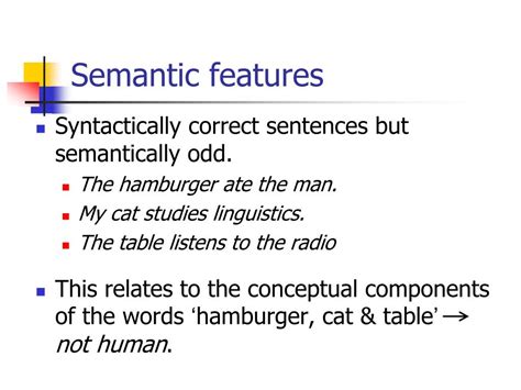 PPT - Semantics: The Analysis of Meaning PowerPoint Presentation, free download - ID:1428814