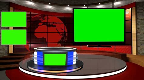 News Background Green Screen 1080p Royalty Free - NEWCROD