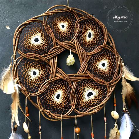 Well-made Dream Catcher Wood Wall Art Large Dreamcatcher Wall - Etsy