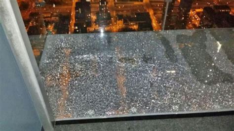 The Willis Tower's 103rd Floor Glass Skydeck Cracked Last Night