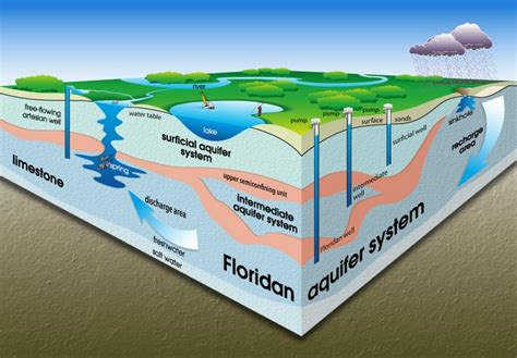 Water Table Depth Map Florida - The Map Of United States