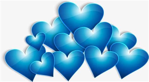 Blue Heart, Blue Vector, Heart Vector, Blue PNG Transparent Clipart Image and PSD File for Free ...