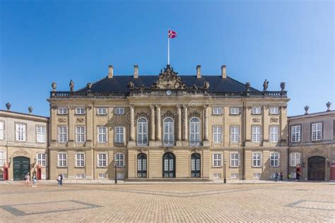 Amalienborg is a Danish Royal Palace, Copenhagen, Denmark Editorial Photography - Image of wide ...