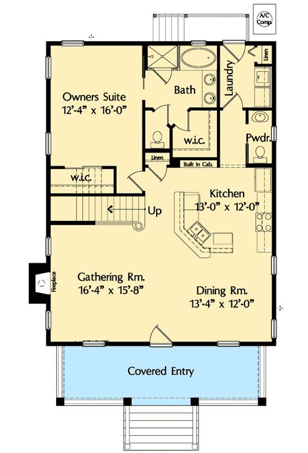 Three Bedrooms and a Loft - 42820MJ | Architectural Designs - House Plans