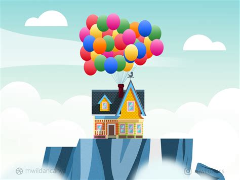 Dribbble - paradise_falls_up_house.png by M Wildan Cahya Syarief