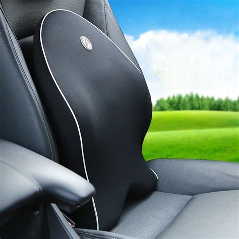 Comfort Car Seat Lumbar Support Cushion Memory Foam Back Support For Office Chair Ergonomic Auto ...