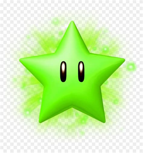 Graphic Download Mario Star Clipart - Super Mario Green Star, HD Png Download - 1024x1024(#21349 ...