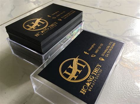 Foil Embossed Business Cards, Print Foil Embossed Cards - Helixgram