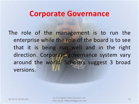 corporate governance theories and practices