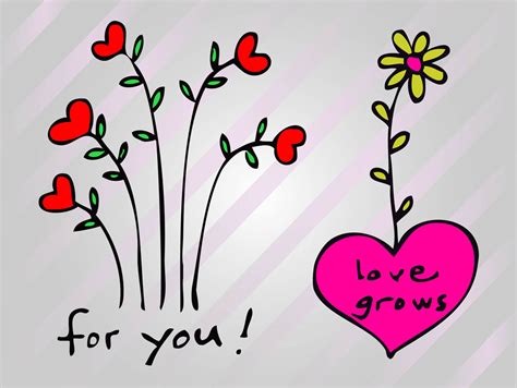 Heart Flowers Vector Art & Graphics | freevector.com