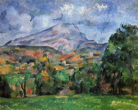 Mont Sainte-Victoire, c.1890 - Paul Cezanne - WikiArt.org