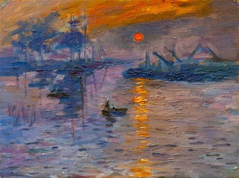 Impression, Sunrise, 1873 | Art background, Painting, Sunrise