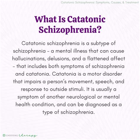 What is Catatonic Schizophrenia?