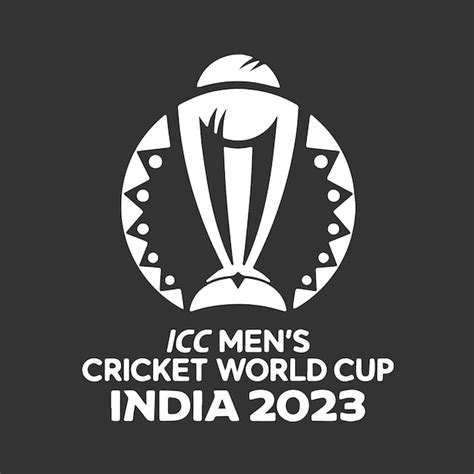 Premium Vector | Cricket world cup 2023 logo