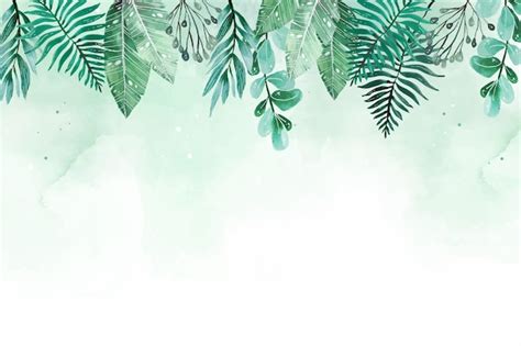 Tropical watercolor leaves Vectors & Illustrations for Free Download | Freepik