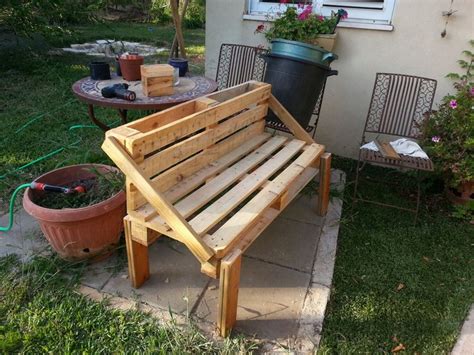 Wooden Pallet Garden Bench Plans – Pallet Wood Projects