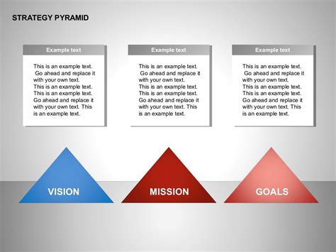 Strategy Pyramid Diagrams