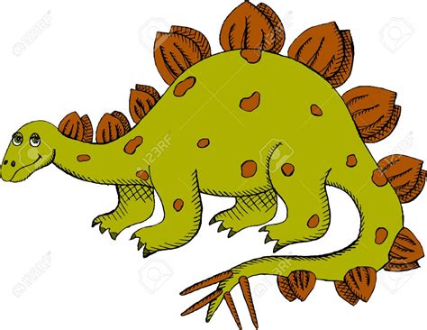 Stegosaurus clipart - Clipground