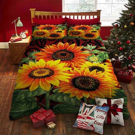 Sunflower Duvet Cover Bedding Set - Metal Pigeon