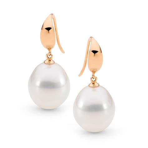 Rose Gold Pearl Earrings - Custom Made in Sydney | Aquarian Pearls