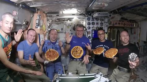 Flying Pizzas in Space! Astronauts Get Creative with Cosmic Pie Creations | Space